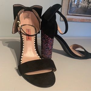 BETSEY JOHNSON Glitter Heels